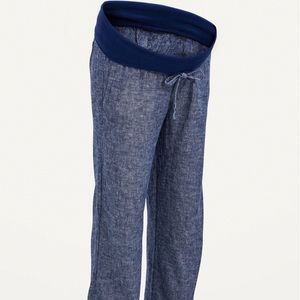 Old navy Maternity Linen-Blend Wide-Leg Pants L